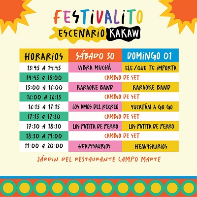 Festivalito espacio interactivo para los niños, regresa en su 2a. edición en México