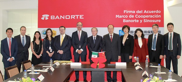 Banorte y China Export & Credit Insurance Corporation suscriben un acuerdo