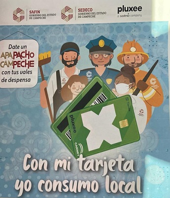 Impulsan consumo responsable con vales de despensa en “Date un Apapacho Campeche”