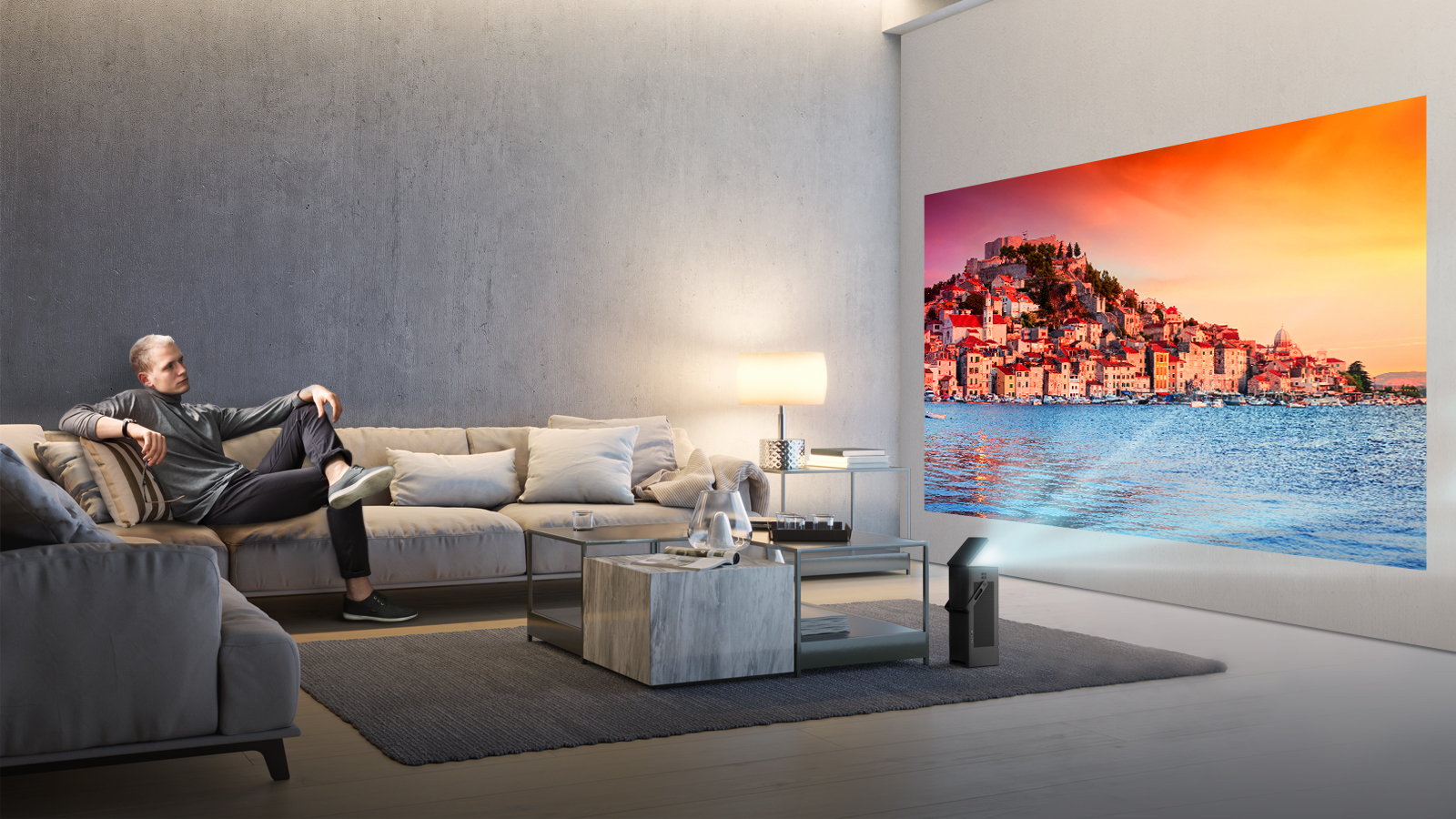 El proyector 4K UHD de LG fue presentado en el CES 2018