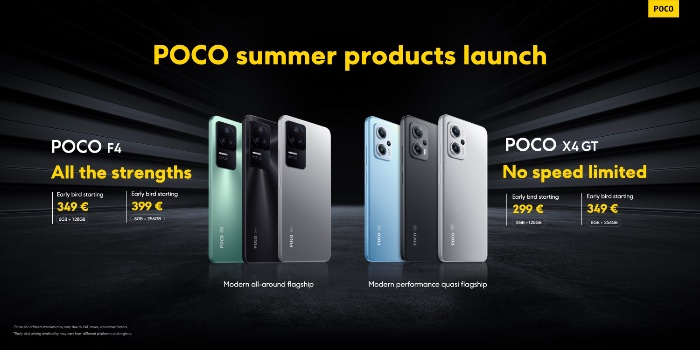 POCO F4 y POCO X4 GT, los flagships que llegan al mercado mexicano