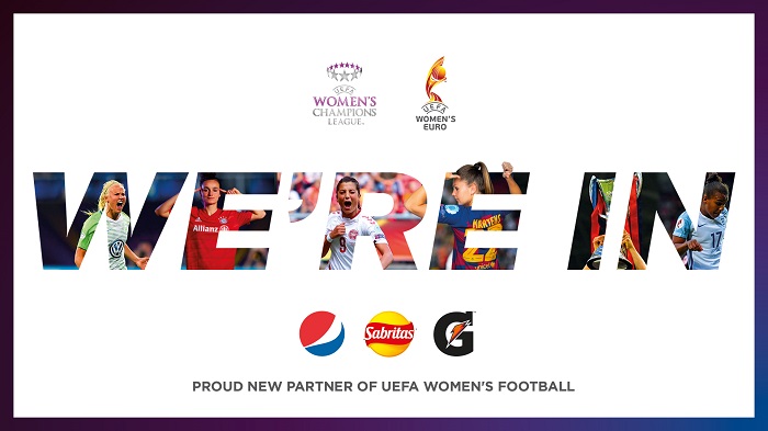 PepsiCo, patrocinador oficial de la Liga de Campeones Femenina de la UEFA