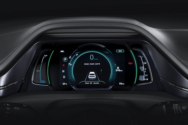 seguridad ioniq 2020 tablero digital