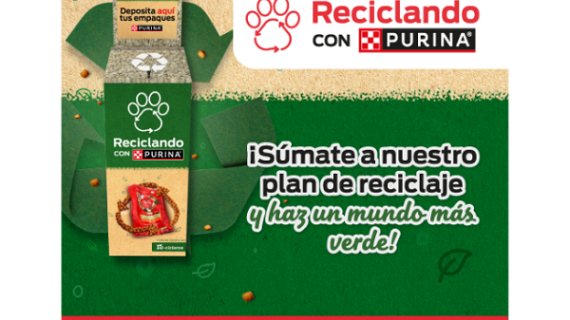Marca de alimentos para mascotas se alía con ECOLANA y Bike Recycling para reciclar sus empaques 