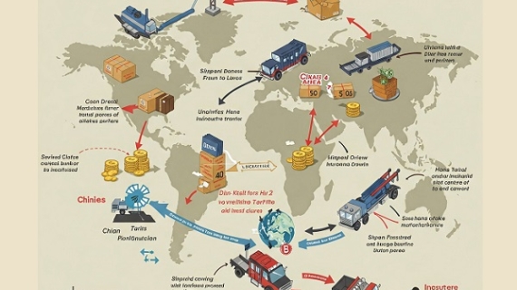 Aranceles de USA  a Canadá, México y China y su impacto la Cadena de Suministro Global