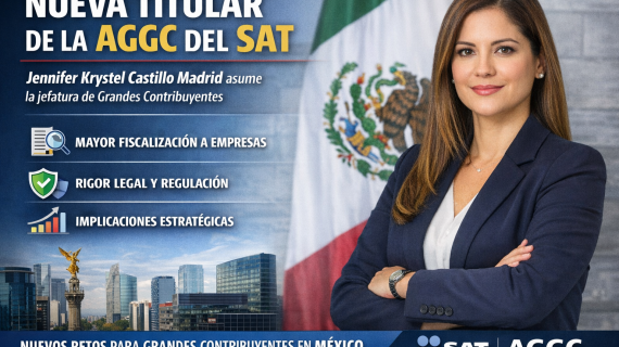 Jennifer Krystel Castillo Madrid como nueva titular de la Administración General de Grandes Contribuyentes (AGGC)